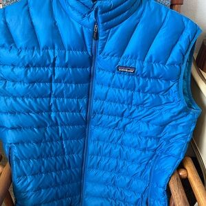 Patagonia Mens Blue Down Puffer Vest